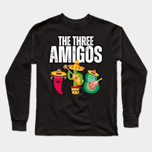 The Three Amigos T-shirt  Funny Cinco De Mayo Long Sleeve T-Shirt